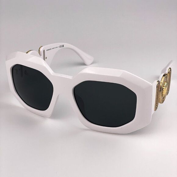 NEW Versace VE4424U 314/87 MAXI MEDUSA BIGGIE White Gray Irregular Sunglasses main image 10